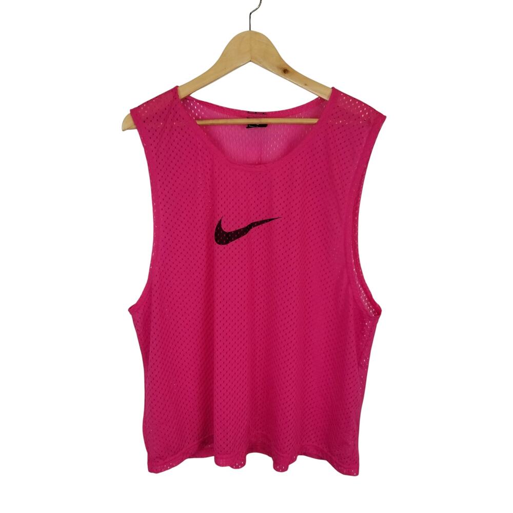 Nike Women's Training Bib Hot Pink Perforated Size Large